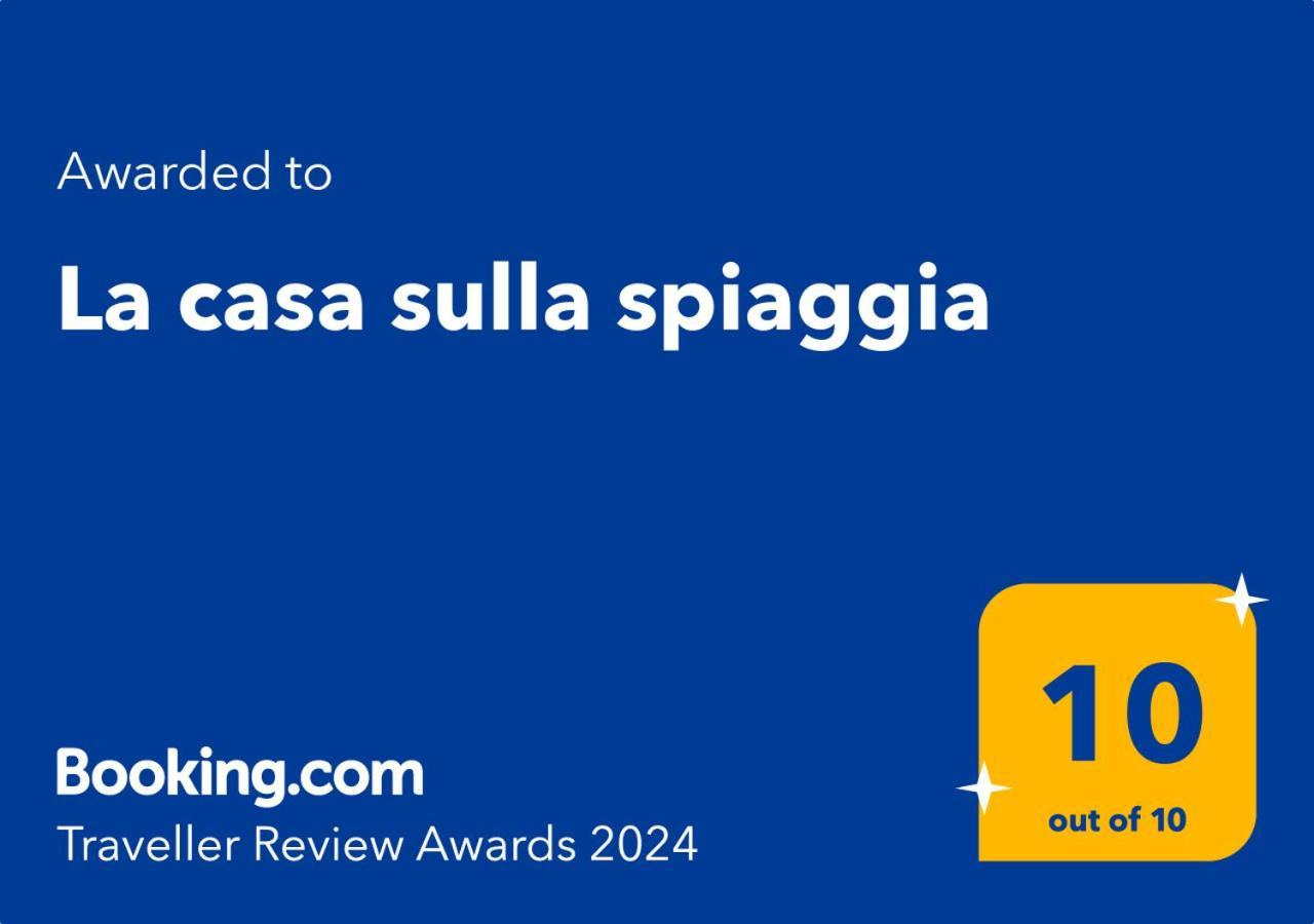 La casa sulla spiaggia Villa Balestrate Esterno foto